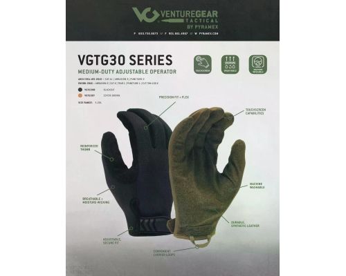 Рукавиці Venture Gear Tactical VGTG30 Medium-Duty  Coyote L