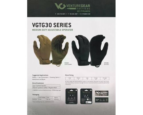 Рукавиці Venture Gear Tactical VGTG30 Medium-Duty Coyote XL