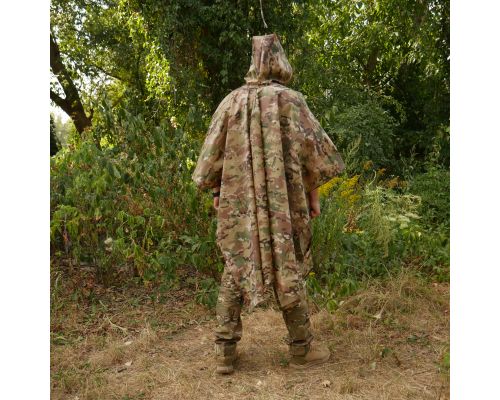 Пончо-дождевик с запаянными швами Kiborg Waterproof Multicam Пончо-дождевик с запаянными швами Kiborg Waterproof Multicam