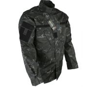 Сорочка тактична KOMBAT UK Assault Shirt ACU Style мультікам чорний L