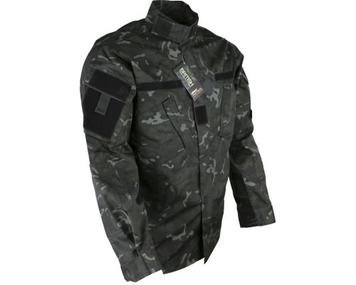 Сорочка тактична KOMBAT UK Assault Shirt ACU Style мультікам чорний XXXL Сорочка тактична KOMBAT UK Assault Shirt ACU Style мультікам чорний XXXL