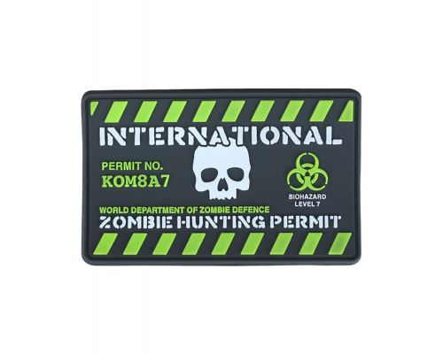 Шеврон/патч KOMBAT UK Zombie Hunting Permit Шеврон/патч KOMBAT UK Zombie Hunting Permit