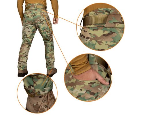 Штани SoftShell Mesh Multicam (7284), S Штани SoftShell Mesh Multicam (7284), S