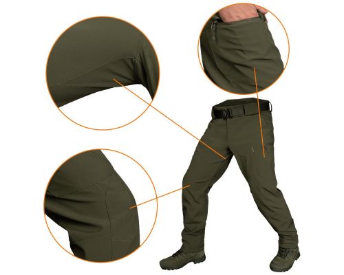 Штани SoftShell Mesh Олива (7307), M Штани SoftShell Mesh Олива (7307), M