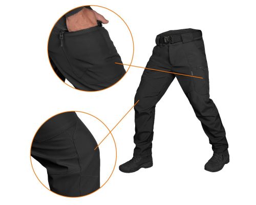 Штани SoftShell Vent Mesh Чорні (7397), XL Штани SoftShell Vent Mesh Чорні (7397), XL
