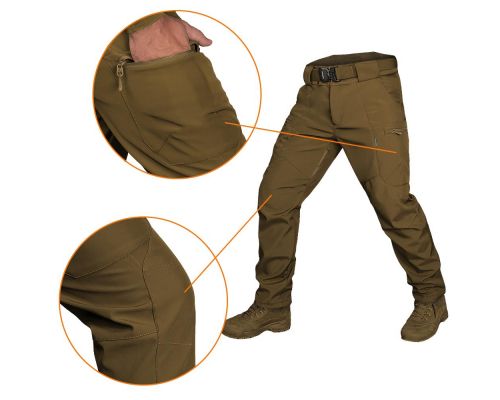 Штани SoftShell Vent Mesh Койот (7359), XXL Штани SoftShell Vent Mesh Койот (7359), XXL