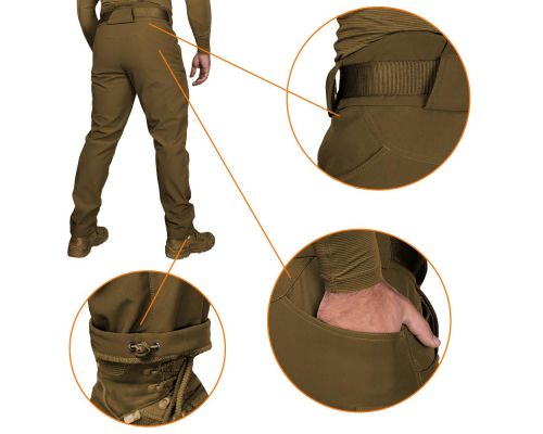 Штани SoftShell Vent Mesh Койот (7359), XXL Штани SoftShell Vent Mesh Койот (7359), XXL