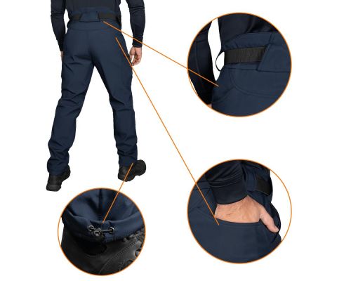 Штани SoftShell Vent Mesh Темно-сині (7398), L Штани SoftShell Vent Mesh Темно-сині (7398), L