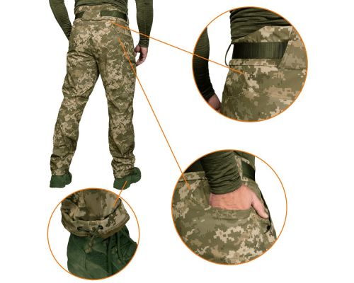 Штани SoftShell Vent Піксель (7380), XL Штани SoftShell Vent Піксель (7380), XL