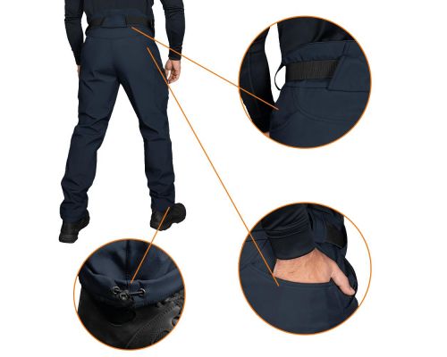 Штани SoftShell Vent Темно-Сині (7305), L Штани SoftShell Vent Темно-Сині (7305), L