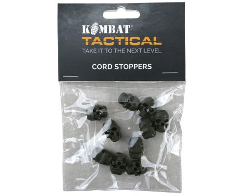 Стопери для шнурка 10шт KOMBAT UK Skull Cord Stoppers Стопери для шнурка 10шт KOMBAT UK Skull Cord Stoppers