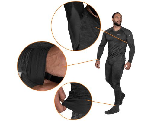 Термобілизна Polarheat QS Pro 2.0 Сірий Меланж (7366), XXXXL Термобілизна Polarheat QS Pro 2.0 Сірий Меланж (7366), XXXXL