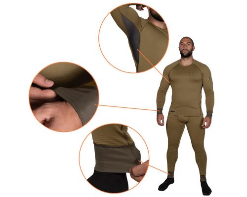 Термобілизна Polarheat quadro stretch 3.0 Tan (7295), S Термобілизна Polarheat quadro stretch 3.0 Tan (7295), S