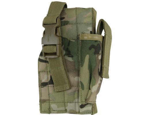 Кобура під пістолет KOMBAT UK Molle Gun Holster with Mag Pouch мультикам Кобура під пістолет KOMBAT UK Molle Gun Holster with Mag Pouch мультикам