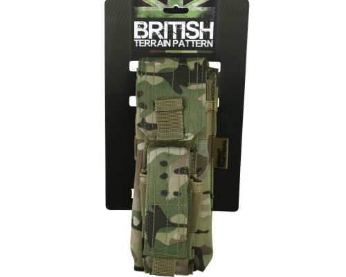 Підсумок для АК і пістолетного магазину KOMBAT UK Single Mag Pouch with PISTOL Mag мультикам Підсумок для АК і пістолетного магазину KOMBAT UK Single Mag Pouch with PISTOL Mag мультикам