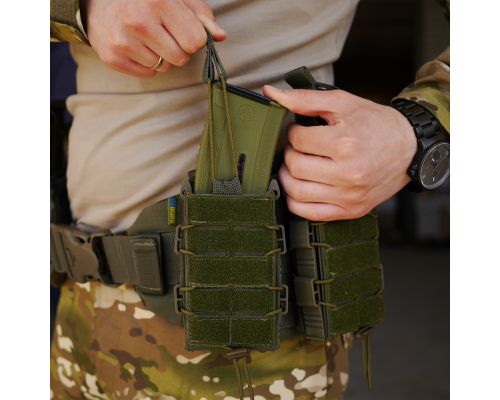 Подсумок под 1 магазин Kiborg М-1 велкро хаки Подсумок под 1 магазин Kiborg М-1 велкро хаки