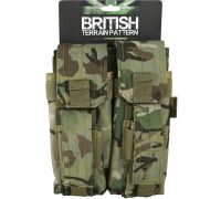Подсумок под магазины АК KOMBAT UK Double Mag Pouch with PISTOL Mag
