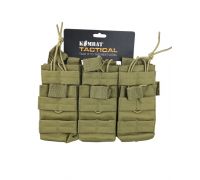 Подсумок под магазины АК KOMBAT UK Triple DUO Mag Pouch