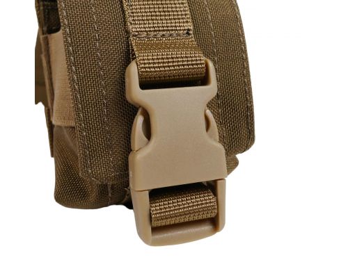 Тактический подсумок под 1 гранату KIBORG GU Single Mag Pouch Coyote Тактический подсумок под 1 гранату KIBORG GU Single Mag Pouch Coyote