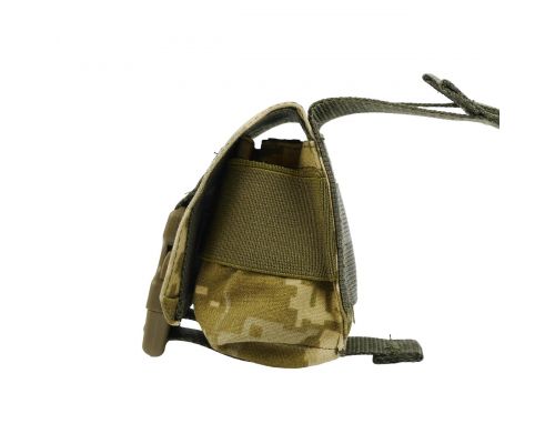Тактический подсумок под 1 гранату KIBORG GU Single Mag Pouch Pixel Тактический подсумок под 1 гранату KIBORG GU Single Mag Pouch Pixel