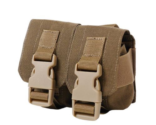 Тактический подсумок под 2 гранаты KIBORG GU Double Mag Pouch Coyote Тактический подсумок под 2 гранаты KIBORG GU Double Mag Pouch Coyote
