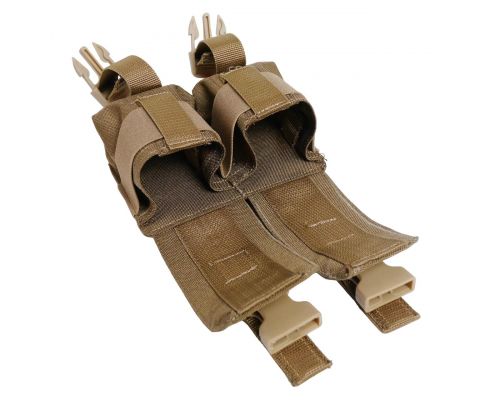 Тактический подсумок под 2 гранаты KIBORG GU Double Mag Pouch Coyote Тактический подсумок под 2 гранаты KIBORG GU Double Mag Pouch Coyote