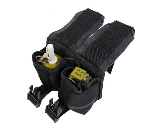 Тактический подсумок под 2 гранаты KIBORG GU Double Mag Pouch Dark Multicam Тактический подсумок под 2 гранаты KIBORG GU Double Mag Pouch Dark Multicam
