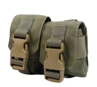 Тактический подсумок под 2 гранаты KIBORG GU Double Mag Pouch Khaki