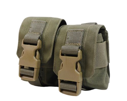Тактичний підсумок під 2 гранати KIBORG GU Double Mag Pouch Khaki Тактичний підсумок під 2 гранати KIBORG GU Double Mag Pouch Khaki