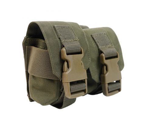 Тактичний підсумок під 2 гранати KIBORG GU Double Mag Pouch Khaki Тактичний підсумок під 2 гранати KIBORG GU Double Mag Pouch Khaki