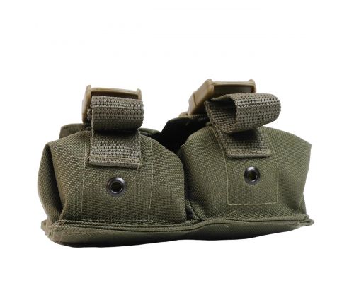 Тактичний підсумок під 2 гранати KIBORG GU Double Mag Pouch Khaki Тактичний підсумок під 2 гранати KIBORG GU Double Mag Pouch Khaki