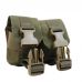 Тактичний підсумок під 2 гранати KIBORG GU Double Mag Pouch Khaki
