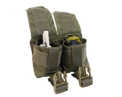 Тактичний підсумок під 2 гранати KIBORG GU Double Mag Pouch Khaki Тактичний підсумок під 2 гранати KIBORG GU Double Mag Pouch Khaki