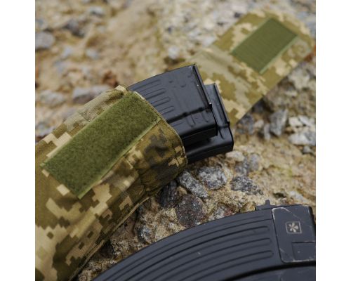 Тактический подсумок под 2 магазина KIBORG GU Double Mag Pouch Pixel Тактический подсумок под 2 магазина KIBORG GU Double Mag Pouch Pixel