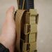 Жорсткий посилений тактичний підсумок KIBORG GU Single Mag Pouch Coyote