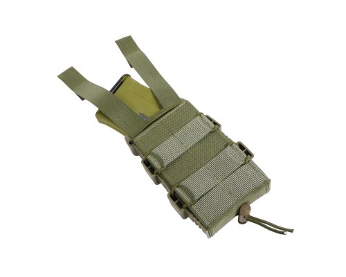 Жесткий усиленный тактический подсумок KIBORG GU Single Mag Pouch Khaki Жесткий усиленный тактический подсумок KIBORG GU Single Mag Pouch Khaki