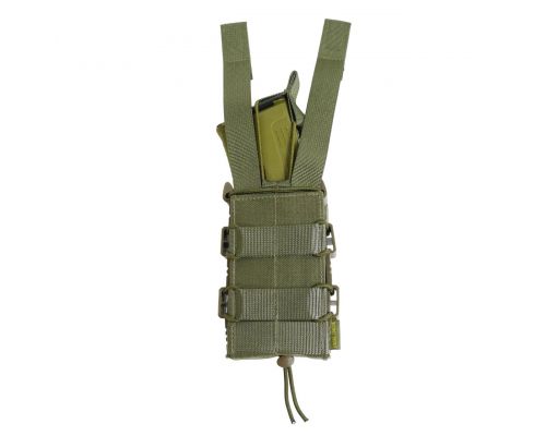 Жесткий усиленный тактический подсумок KIBORG GU Single Mag Pouch Khaki Жесткий усиленный тактический подсумок KIBORG GU Single Mag Pouch Khaki
