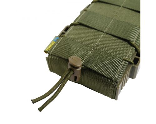 Жесткий усиленный тактический подсумок KIBORG GU Single Mag Pouch Khaki Жесткий усиленный тактический подсумок KIBORG GU Single Mag Pouch Khaki