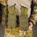 Жесткий усиленный тактический подсумок KIBORG GU Single Mag Pouch Khaki