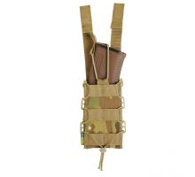 Жорсткий посилений тактичний підсумок KIBORG GU Single Mag Pouch Multicam