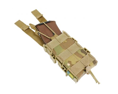 Жесткий усиленный тактический подсумок KIBORG GU Single Mag Pouch Multicam Жесткий усиленный тактический подсумок KIBORG GU Single Mag Pouch Multicam
