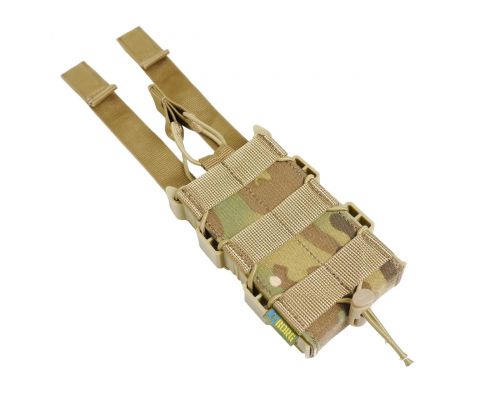 Жесткий усиленный тактический подсумок KIBORG GU Single Mag Pouch Multicam Жесткий усиленный тактический подсумок KIBORG GU Single Mag Pouch Multicam