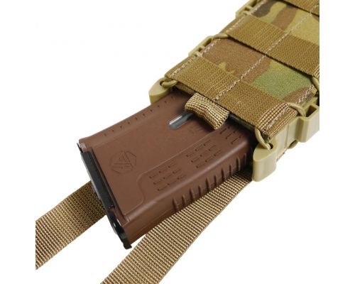 Жесткий усиленный тактический подсумок KIBORG GU Single Mag Pouch Multicam Жесткий усиленный тактический подсумок KIBORG GU Single Mag Pouch Multicam