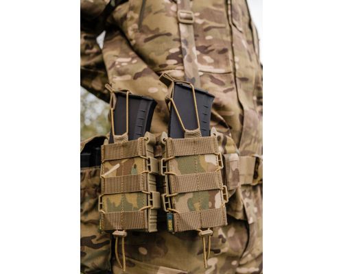 Жесткий усиленный тактический подсумок KIBORG GU Single Mag Pouch Multicam Жесткий усиленный тактический подсумок KIBORG GU Single Mag Pouch Multicam