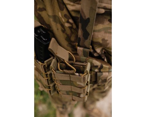 Жесткий усиленный тактический подсумок KIBORG GU Single Mag Pouch Multicam Жесткий усиленный тактический подсумок KIBORG GU Single Mag Pouch Multicam