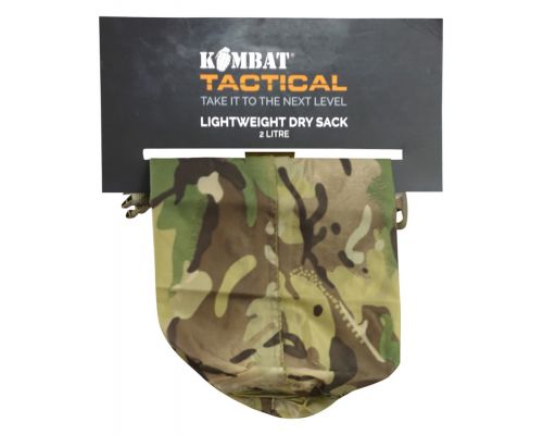 Гермомешок KOMBAT UK Lightweight Dry Sack мультикам 2л Гермомешок KOMBAT UK Lightweight Dry Sack мультикам 2л