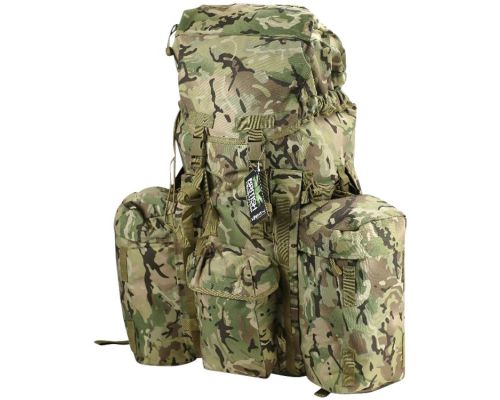 Рюкзак тактичний KOMBAT UK Full size PLCE system мультікам 120л Рюкзак тактичний KOMBAT UK Full size PLCE system мультікам 120л