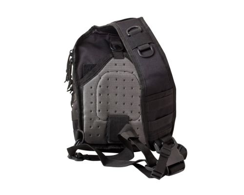 Рюкзак тактический однолямочный KOMBAT UK Mini Molle Recon Shoulder Bag черный 10л Рюкзак тактический однолямочный KOMBAT UK Mini Molle Recon Shoulder Bag черный 10л