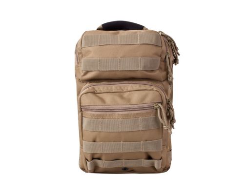 Рюкзак тактичний однолямковий KOMBAT UK Mini Molle Recon Shoulder Bag койот 10л Рюкзак тактичний однолямковий KOMBAT UK Mini Molle Recon Shoulder Bag койот 10л
