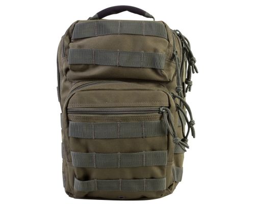 Рюкзак тактический однолямочный KOMBAT UK Mini Molle Recon Shoulder Bag оливковый 10л Рюкзак тактический однолямочный KOMBAT UK Mini Molle Recon Shoulder Bag оливковый 10л